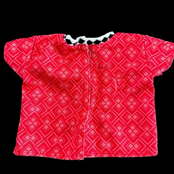 American Girl Doll Red Soccer Jersey Shirt #6 Dolls Clothing Top - Picture 3 of 3